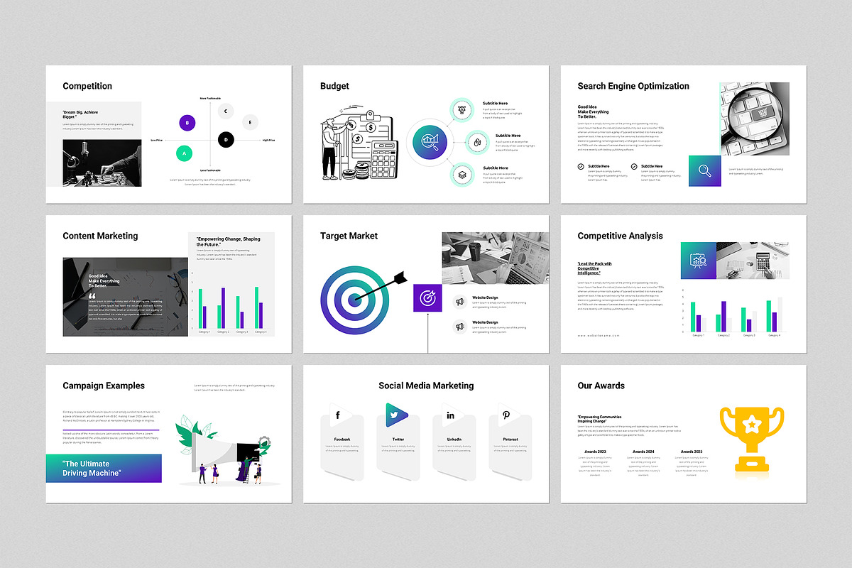 Business Plan Presentation Template, a Presentation Template by GenerousArt (Photo 4 of 8)