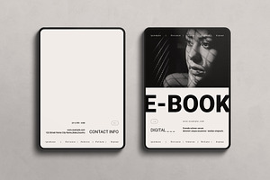 Digital Ebook Layout Design Template