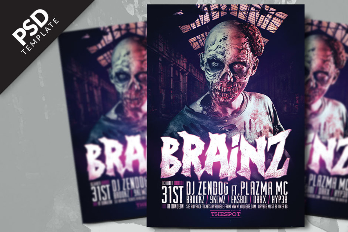 Halloween Flyer Bundle, a Flyer Template by FlyerKingdom (Photo 4 of 7)