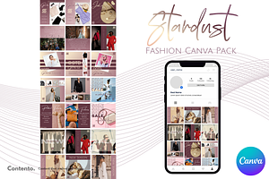 Stardust Instagram Canva Pack