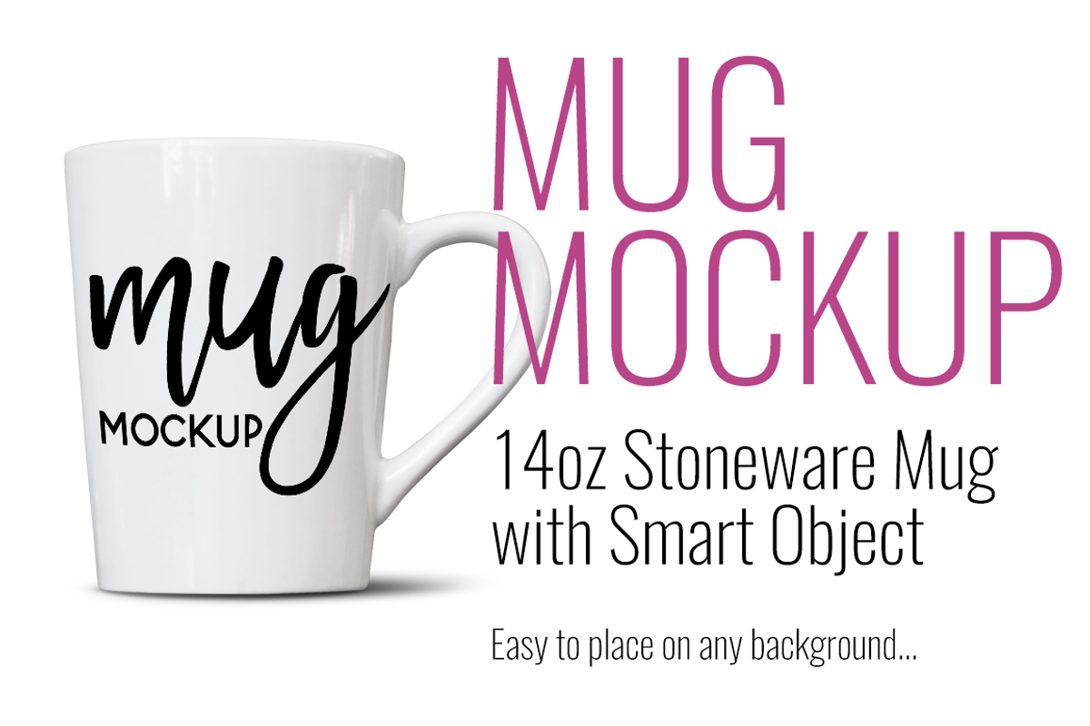 14oz Tapered Mug Mockup, a Cups & Container Mockup by SarahDesign (Photo 1 of 5)