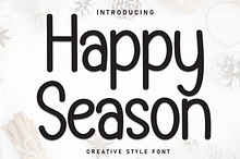 Happy Season | Script Font