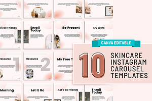 Instagram Carousel Templates Canva, a Templates & Theme by JR39