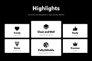 Personal Loans Glyph Icons, a Solid Icon by Brickclay (Thumbnail 3 of 6)