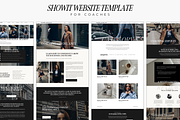Coaching Showit Website Template, a Landing Page Template by Blush Created (Thumbnail 1 of 12)