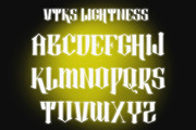 Lightness 4 fonts by Vtks, a Font by vtks design (Thumbnail 4 of 5)