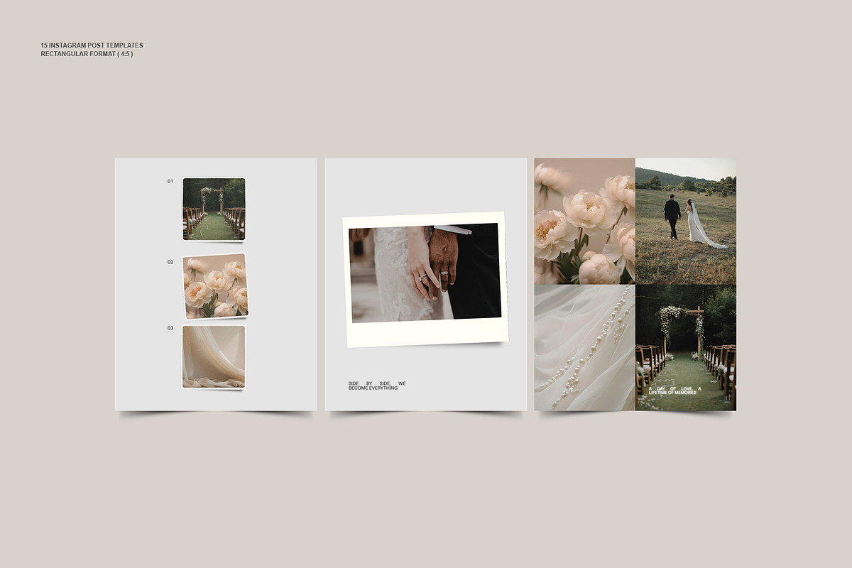 Canva Wedding Instagram Posts - Vol.2 preview 6