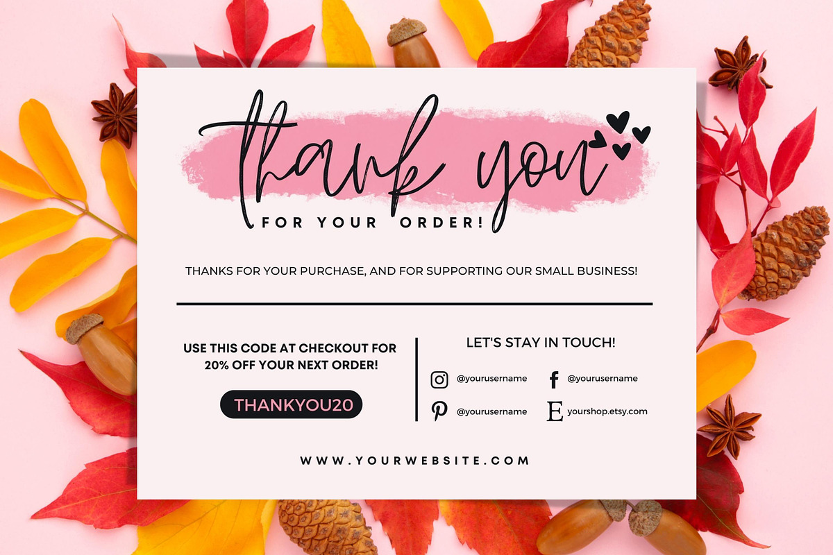 Thank You Card For Small Business, a Flyer Template by Oskar Wantopi (Photo 3 of 4)
