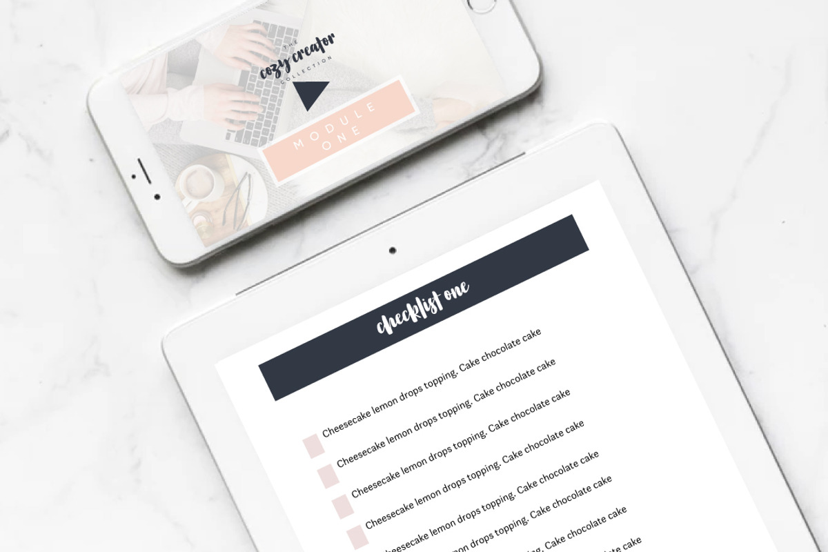 Canva Course Bundle 70 Cozy Creator, an Email Template by VanessaRyan.co (Photo 7 of 7)