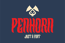 Penhorn Display Font | 3 styles