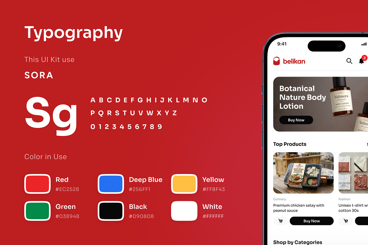 Belikan - Small Medium E-Commerce, an UI Kit Template by Agensip Design Agency (Photo 5 of 10)
