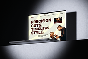 Figma Barbershop Landing Page, a Landing Page Template by Musara (Thumbnail 5 of 6)