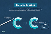 Bevel Letters Procreate Brushes, a Brush Add-On by Nico-Ng (Thumbnail 13 of 17)