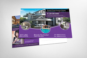 Luxury Sweet Home Corporate Postcard