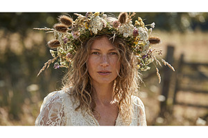 Floral Wreath Woman, a Nature Photo by CREATIVEDEF