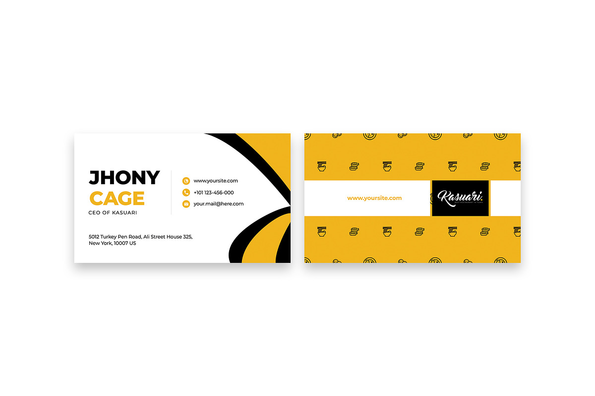 Business Card - Kasuari 2, a Business Card Template by Themes Awesome (Photo 4 of 4)