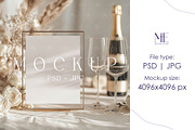 8x10 Table Sign Mockup, Wedding Sign, a Mockup by Mie Mockup Studio (Thumbnail 1 of 8)