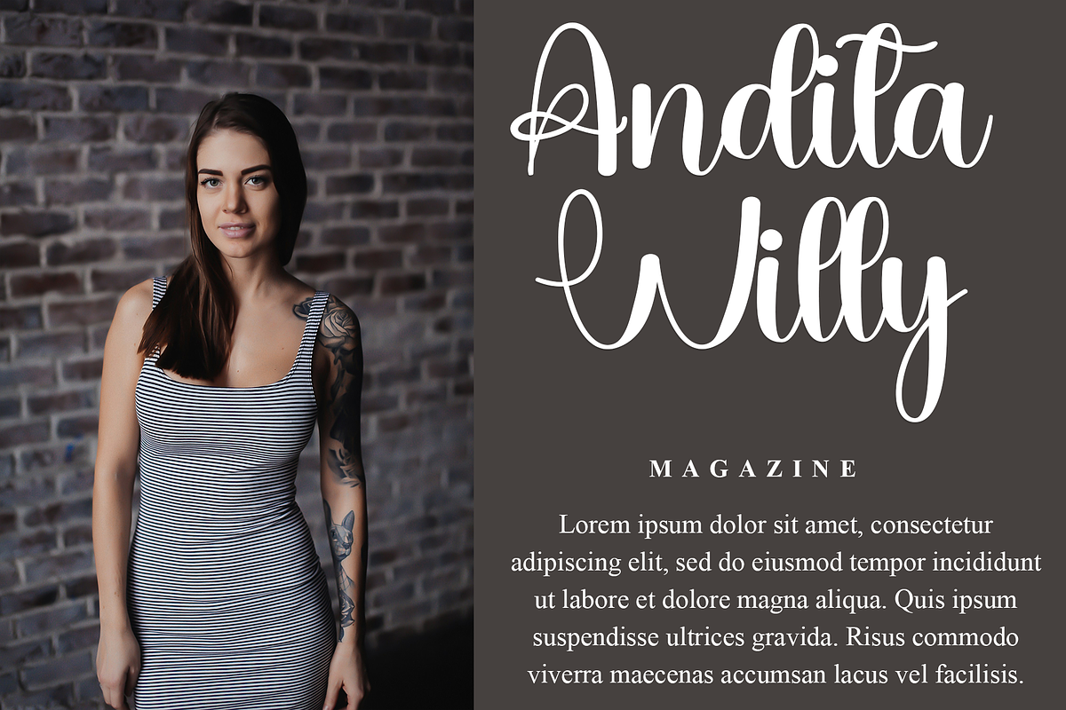 Hansome, a Handwritten Font by FreshTypeINK (Photo 4 of 8)