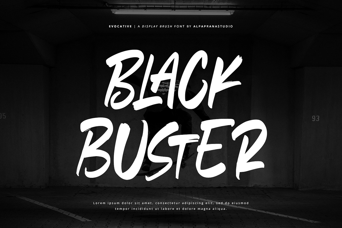 Evocative - Brush Font, a Script Font by Alpaprana (Photo 2 of 13)
