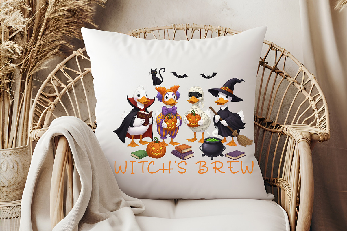 Honk Trick or Treat,Spooky Goose Png, an Illustration by DreamCafeArt (Photo 6 of 7)