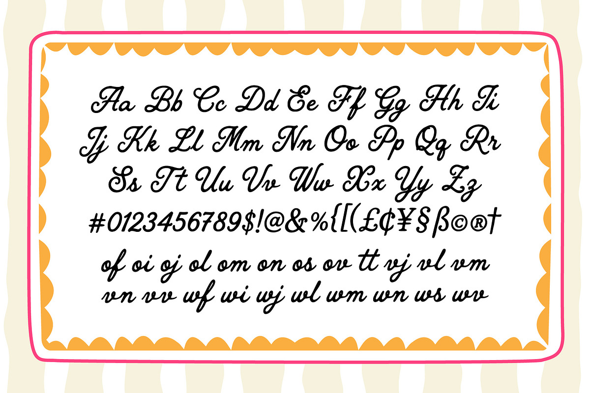 Flamingo Sunshine Coastal Font, a Handwritten Font by Tyasify (Photo 8 of 9)