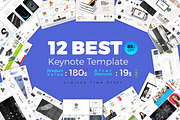Best 12 Keynote Template Bundle, a Presentation Template by ZAAS (Thumbnail 1 of 11)