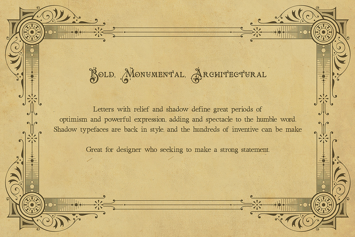 Renaissance Garden - Layered font preview 6
