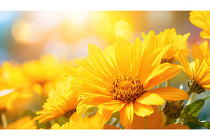 bumblebee vibrant yellow background, an Animal Photo by pikepicture