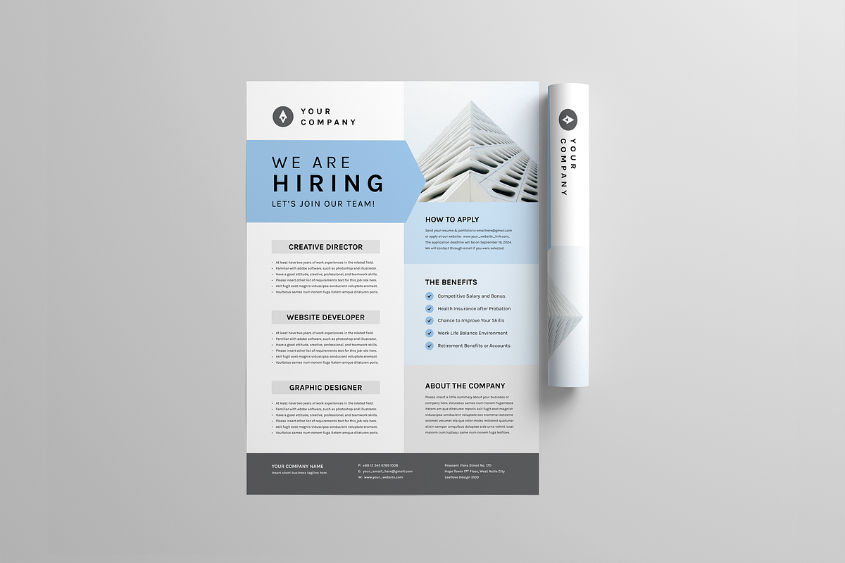 We Are Hiring Flyer, a Flyer Template by Leaflove (Photo 4 of 5)