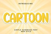 Cartoon | Script Font, a Script Font by Scratchones (Thumbnail 1 of 8)