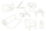 SunSalutation MoonSalutation bundle, an Illustration by Sunnyfields (Thumbnail 5 of 9)