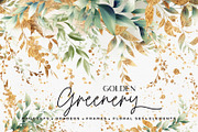 Golden greenery, an Object Illustration by ollalya (Thumbnail 1 of 8)