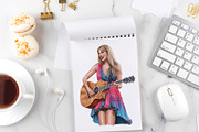 Taylor Swift Illustration, a Person Illustration by BigArtLab (Thumbnail 3 of 3)