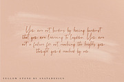 Sale 20% // Yellow Stone, a Script Font by Anatadesign (Thumbnail 4 of 14)