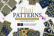 Thai Patterns Collection, a Pattern Graphic by AsianElements (Thumbnail 1 of 13)