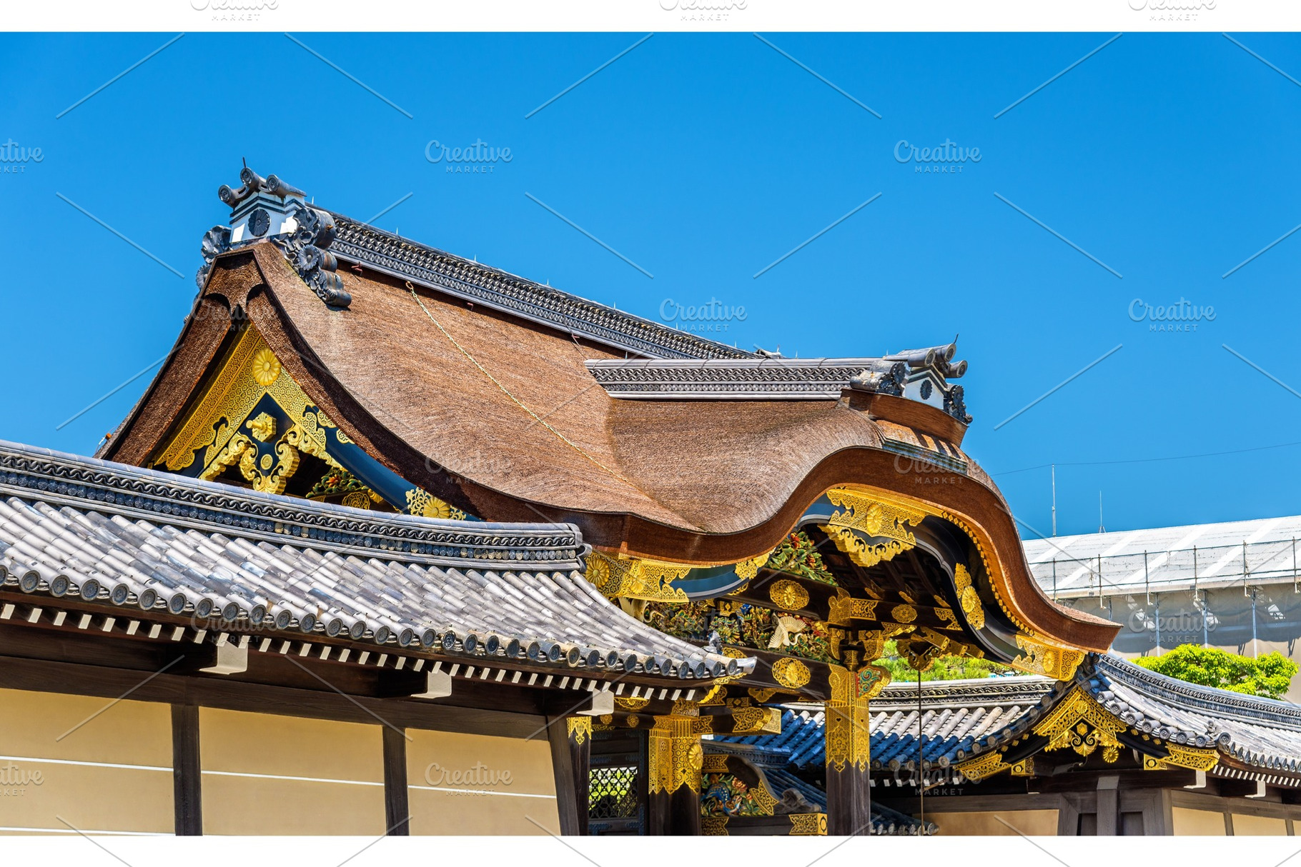 The karamon main gate to ninomaru palace at nijo castle in kyoto featuring, an Architecture Photo by Leonid Andronov
