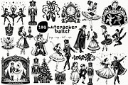 Nutcracker Ballet SVG Graphics, a Seasonal Illustration by DENIDigitalArtSudio (Thumbnail 1 of 7)