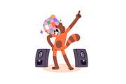 Party animals celebrate holiday set, an Animal Illustration by PaperTrident (Thumbnail 12 of 22)