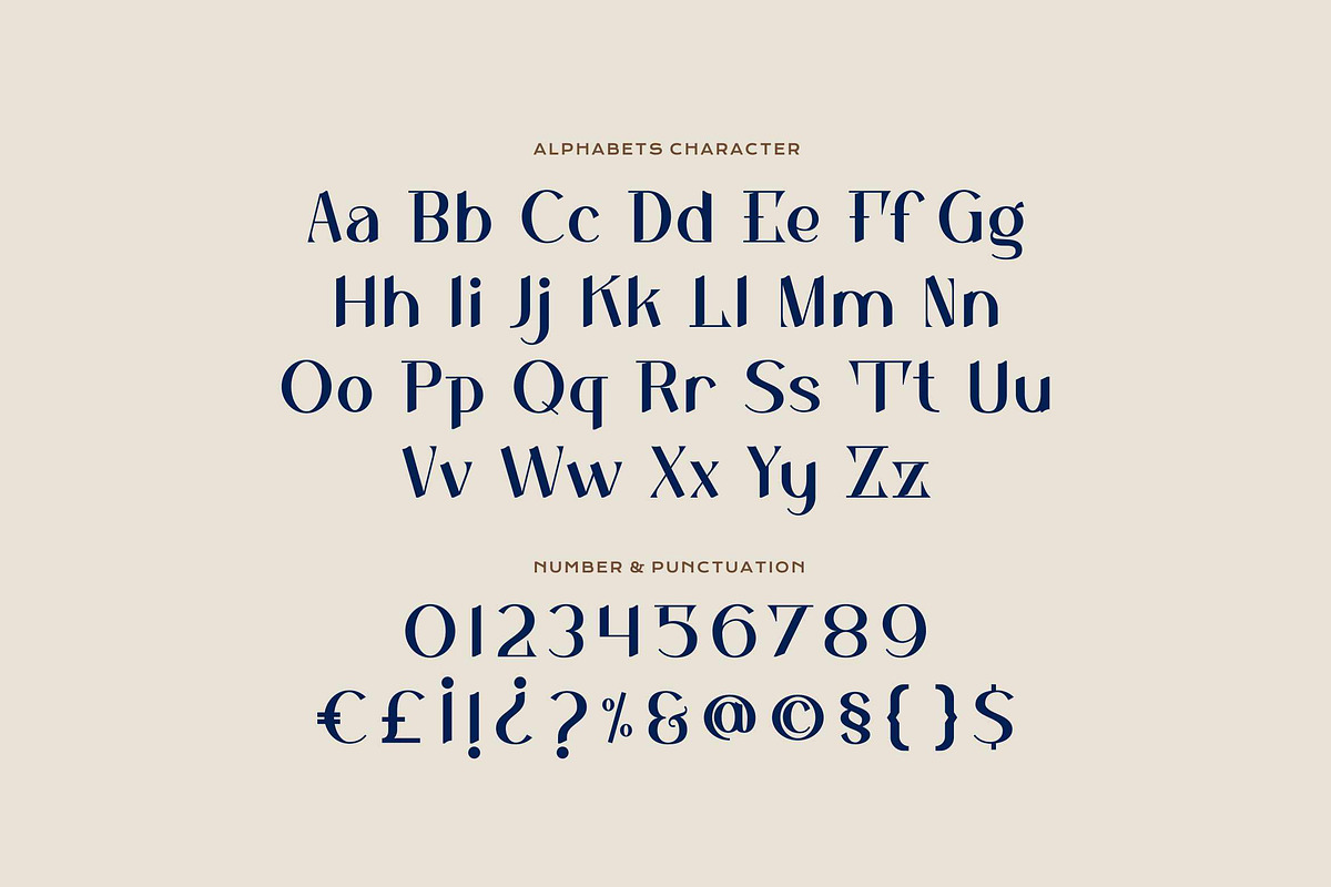 Mukoji - Serif Display Font, a Font by Imoodev (Photo 4 of 4)