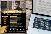 GOLD SPLASH MEDIA KIT TEMPLATE, a Presentation Template by Graphic Template Co (Thumbnail 3 of 3)