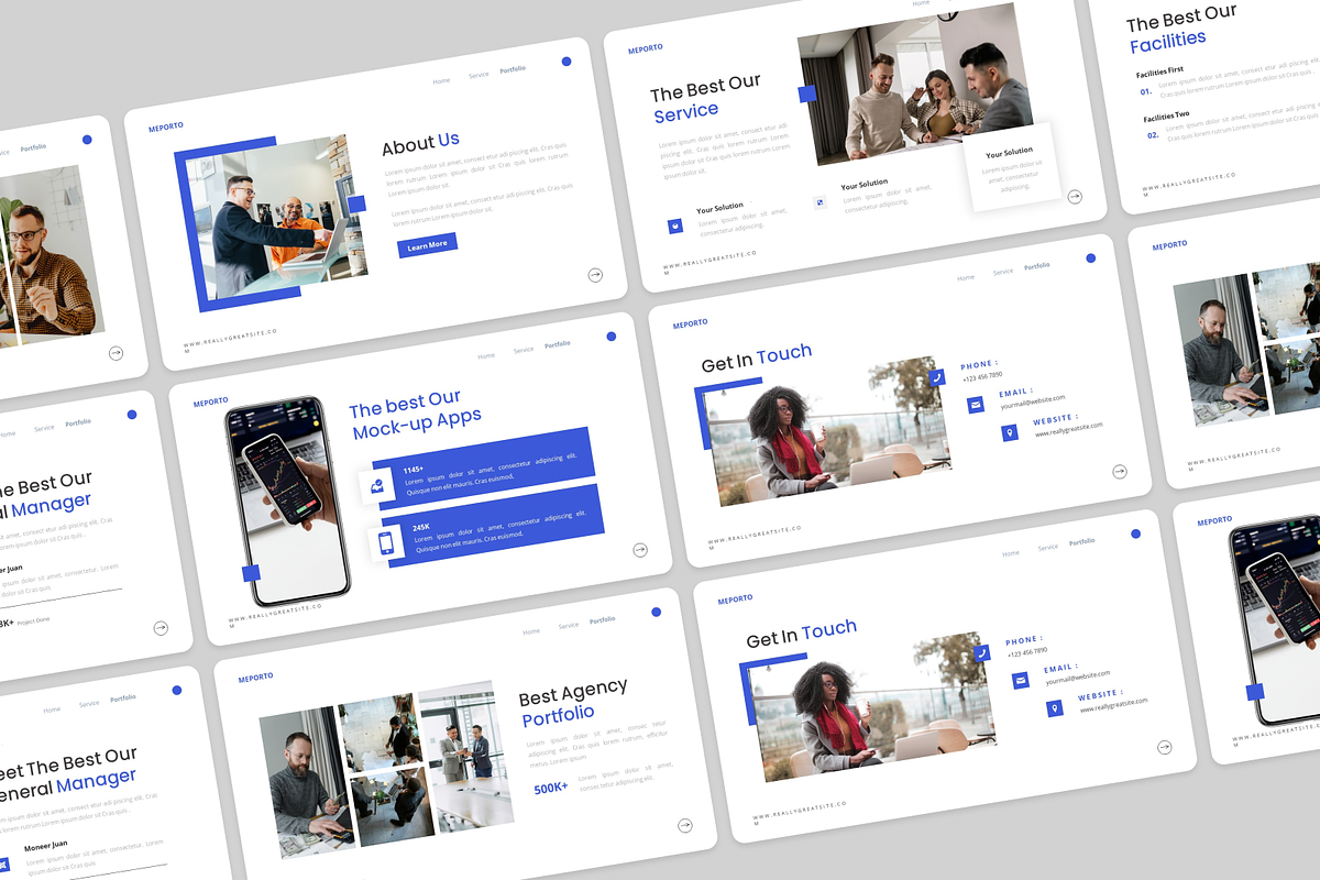 Portfolio Agency PowerPoint, a Presentation Template by Annora Studio (Photo 4 of 5)
