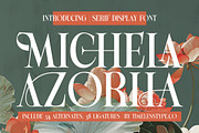 Michela Azorha Display Serif, a Serif Font by timelesstype.co (Thumbnail 1 of 20)