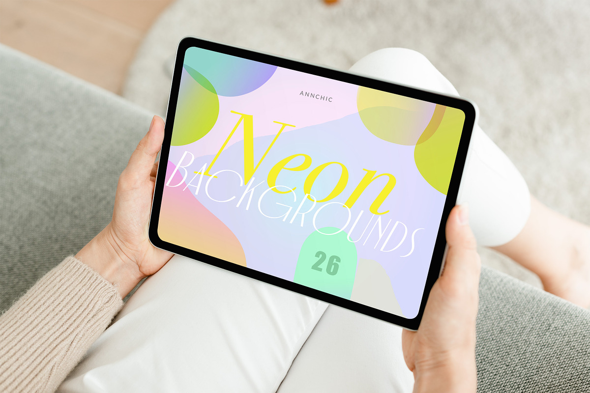 Neon Gradient backgrounds, a Texture Graphic by Anna Sokol (Photo 16 of 22)