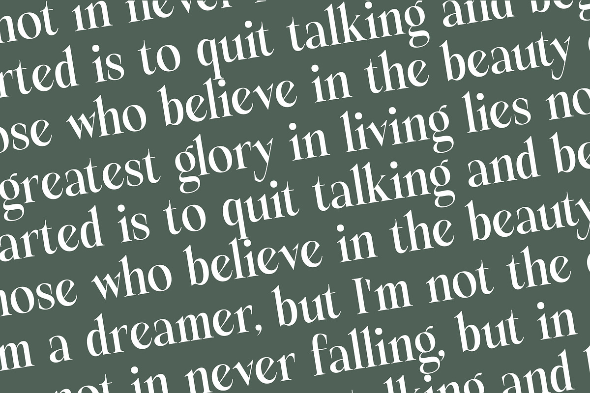 Michela Azorha Display Serif, a Serif Font by timelesstype.co (Photo 17 of 20)