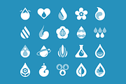 Water Drops. 20 Logo Templates., a Templates & Theme by Youhhou (Thumbnail 4 of 4)