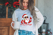 Retro Santa Blowing Bubble PNG, an Illustration by DreamPrint404 (Thumbnail 5 of 7)