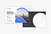 Postcard template design, a Card Template by Tanmoy Topu (Thumbnail 3 of 6)