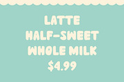 Creamer Display Font, a Handwritten Font by Milk and Searle (Thumbnail 4 of 5)