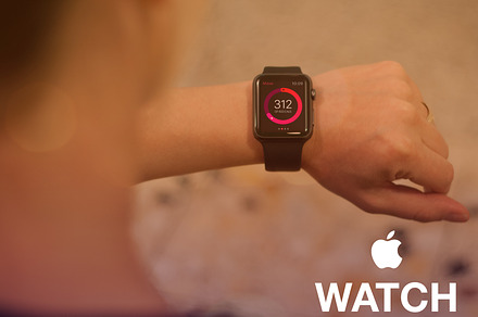Apple watch mock up