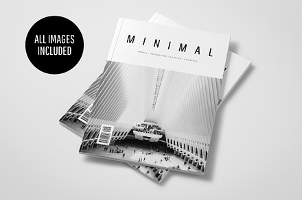 MINIMAL MAGAZINE, a Magazine Template by MashMish Studio